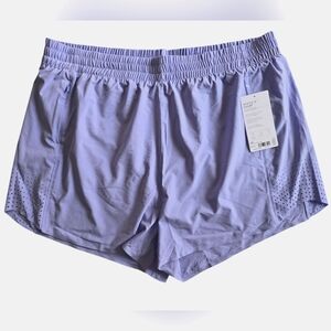 Athleta Hustle 3" Plus Size Mid Waist‎ Lilac Shorts Size 1X